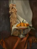 Bruce Kimberling, Untitled, Oil on Canvas, 1970, "Dance of the Kumquats"