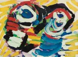 Untitled by Karel Appel, Lithograph in Colors on Wove Paper "Abstract Composition", offered Sep 2024