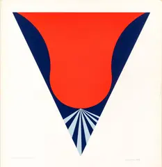 Takesada Matsutani, Untitled, Screenprint in Colors on Wove Paper, "Propagation-L"