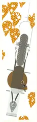 Charley Harper, Untitled, Serigraph in Colors on Wove Paper, 1978, "Furred Feeder"