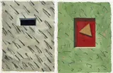 Robert Schefman, Untitled, Watercolor And Pastel on Wove Paper, 1981, "Untitled Abstracts", Group of Two