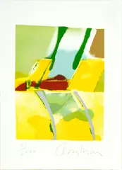 John Chamberlain, Untitled, Screenprint in Colors on Wove Paper, "Flashback #1"