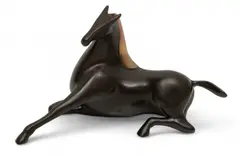 Untitled by Loet Vanderveen, Bronze Sculpture, Recumbent Horse, offered Sep 2024