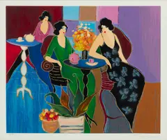 Untitled by Itzchak Tarkay, Lithograph in Colors on Wove Paper, offered Sep 2024