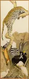 Jorge Fernandini, Untitled, Watercolor And Ink on Paper, "African Wildlife"