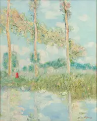 John Clymer, Untitled, Oil on Canvas, Impressionist Landscape