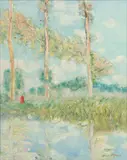 John Clymer, Untitled, Oil on Canvas, Impressionist Landscape