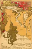 Alphonse Mucha, Untitled, Lithograph in Colors on Paper, 1896, "Salon Des Cent"