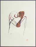 Miles Davis, Untitled, Serigraph in Colors on Wove Paper, Ca. 1992, "Kiss"