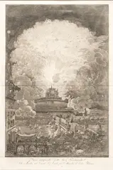 After Louis Jean Desprez by Francesco Piranesi, Etching, offered Jul 2024