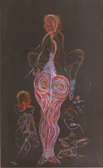 Miles Davis, Untitled, Serigraph on Archival Black Wove Paper, Ca. 1992, "Noteworthy"
