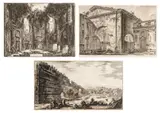 Untitled by Giovanni Battista Piranesi, Etching And Engraving on Wove Paper, 1770-77, "Dieta; Tivoli; Ottavia", offered Jul 2024