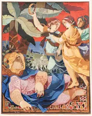 Untitled by Alvar Suñol Munoz-Ramos, Serigraph in Colors on Wove Paper, 1989, "Allegory of Insomnia", offered Jul 2024