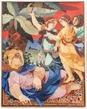 Alvar Suñol Munoz-Ramos, Untitled, Serigraph in Colors on Wove Paper, 1989, "Allegory of Insomnia"