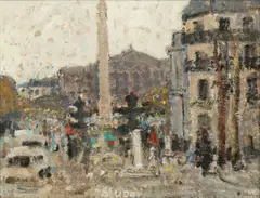 Marko Stupar, Untitled, Oil on Canvas "Place De La Concorde"