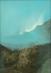 Untitled by Richard Kozlow, Acrylic on Masonite, "Mountainscape", offered Jul 2024