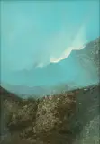 Richard Kozlow, Untitled, Acrylic on Masonite, "Mountainscape"