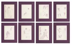 Jean-Michel Basquiat, Lithographs in Purple, on Paper