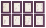 Lithographs in Purple by Jean-Michel Basquiat, on Paper, offered Jul 2024