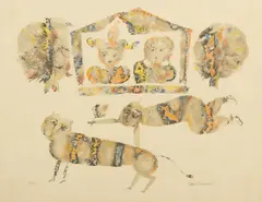 Sakti Burman, Untitled, Lithograph on Paper