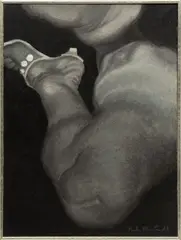 Shirley Aley Campbell, Untitled, Oil on Canvas, "Figural Study"