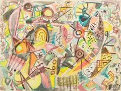 Untitled by Jack Faxon, Watercolor - Abstract, offered Jul 2024