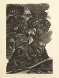 Fritz Eichenberg, Wood, Engraving on Wove Paper