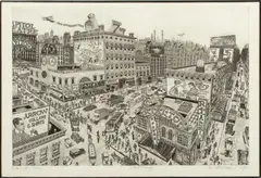 Untitled by Bruce McCombs, Etching on Wove Paper, 1977, "Fine After Four", offered Jul 2024