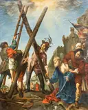 Carlo Dolci, Untitled, Oil on Canvas, Ca. 19th C., "St Andrew Praying Before His Martyrdom"