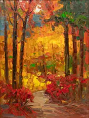 Armand Tatossian, Untitled, Oil on Canvas, Fall at Its Peak