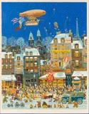 Hiro Yamagata, Untitled, Screenprint in Colors on Wove Paper Ca. 1979, Ouverture D'un Cafe