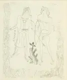 Georges Braque, Untitled, Etching 1932, "Eros And Eurybia"