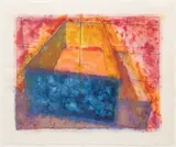 Ronald Davis, Untitled, Aquatint with Etching And Drypoint on Paper 1975, "Big Open Box"