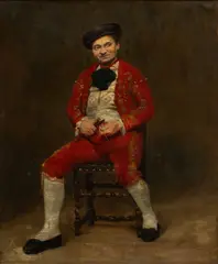 Sarah Noble Ives, Untitled, Oil on Canvas, Portrait of Torero in Traje De Luces ('suit of Lights')