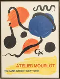 Alexander Calder, Untitled, Lithograph Poster 1967, "Atelier Mourlot 115 Bank Street, New York"