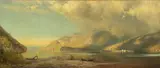 James Fairman, Untitled, Oil on Canvas, 1885, "View of the Upper Hudson River at Storm King"