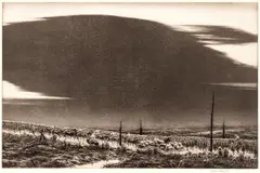 Kerr Eby, Untitled, Etching And Aquatint 1934, "September 13, 1918, St. Mihiel (The Great Black Cloud)"