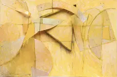 Tom Holland, Epoxy Painting And Riveted Fiberglass, Collage on Fiberglass 1982