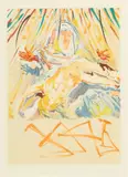 Untitled by Salvador Dalí, Lithograph on Arches Paper 1973, "La Pieta Nera, from Les Vitraux", offered May 2024