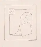Victor Vasarely, Untitled, Ink on Watermarked Paper, "Untitled"