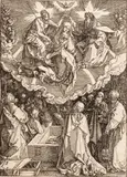 Untitled by Albrecht Durer, Woodcut on Paper 1510 (Later Imp), "The Assumption And Coronation of the Virgin", offered May 2024