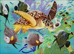 Limited Edition Digital by Guy Harvey, Print on Aluminum, offered May 2024