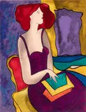 Linda LeKinff, Untitled, Serigraph on Paper, "Leki"