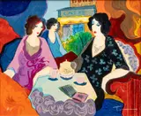 Itzchak Tarkay, Untitled, Screenprint in Colors on Wove
