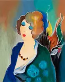 Itzchak Tarkay, Untitled, Screenprint in Colors on Wove Paper