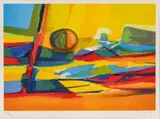 Marcel Mouly, Untitled, Lithograph in Colors on Wove Paper, "Untitled"