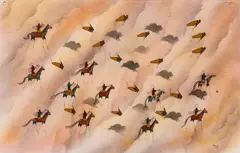 Untitled by Benjamin Nelson, 1993, Watercolor & Ink on Paper, offered May 2024