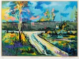 William Tolliver, Untitled, Serigraph 1996, "Ketchin Fish"