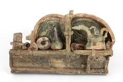 John Glick, for Plum Tree Pottery, Glazed Ceramic, Sculpture