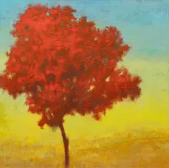 Richard Mayhew, Untitled, Oil on Canvas 1988, "Jazz Solo"